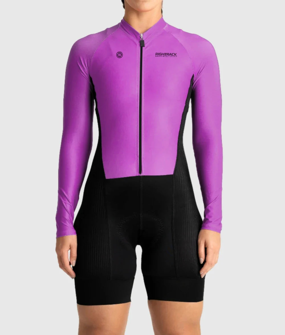 RightTrack Women’s Long Sleeve Cycling Skinsuit