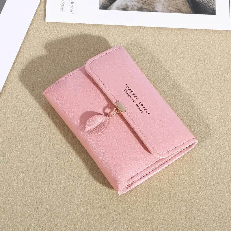 Trifold Clutch Coin Purse, Minimalist Credit Card Holder, Women's Casual Wallet Lootquake LLC