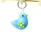 2pcs Cute Tiny Bird Charm Glass Pendant Kawaii Style Bird Mini Figurine Easter Ornament for Diy Women Jewelry Making Accessories Lootquake LLC