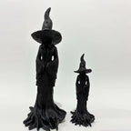 Halloween Witch Decoration Statue, Gothic Resin Sculpture Ornament, Retro Magician Decoration Craft, Dark Fantasy Decoration. Lootquake LLC