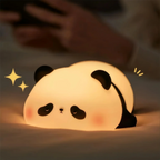 Animal Led Night Light Rechargeable Dimmable Silicone Table Lamp Children's Night Light for Nursery Bedroom Cute Birthday Gift Pi-Mart