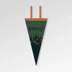 Outdoor Camping Tent Pennant Flags Picnic Canopy Atmosphere Decorations Camp Hanging Flags Holiday Scene Felt Bunting