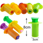 Dough Extruders Plasticine Molds Children DIY Handcraft Toys Accessories Multiple Shapes Model Play Dough Tools Kit Kids Gifts Lootquake LLC