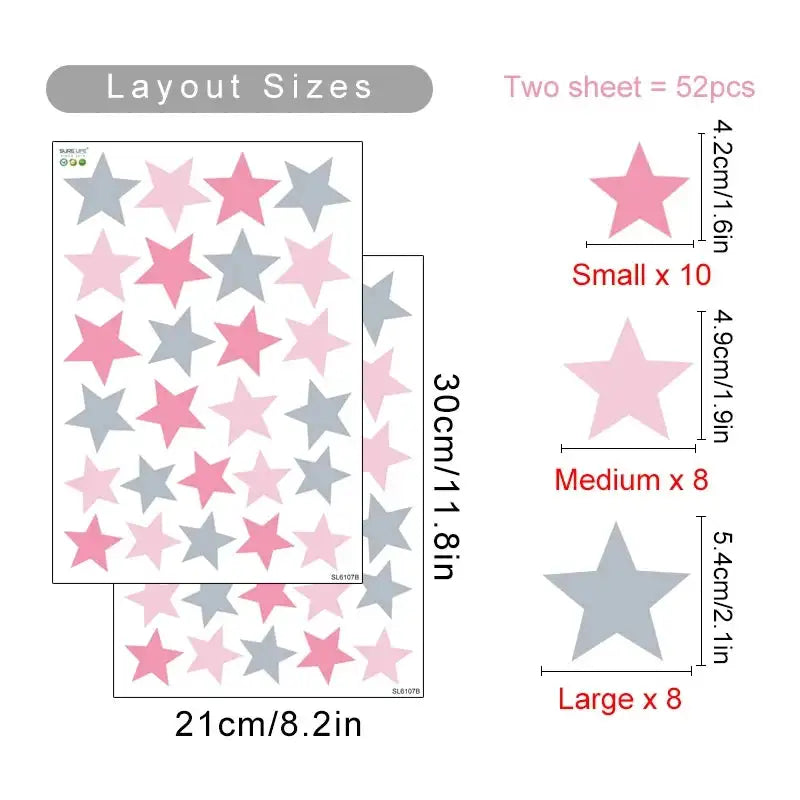 Cartoon Teddy Bear Tent Stars Wall Stickers for Kids Room Nursery Baby Room Decoration Wall Decals Room Interior