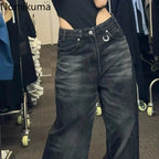 Pantalon Femme Autumn Winter Wide Leg Pants High Waisted Loose Jeans Woman Vintage Street Fashion Harajuku Y2K Pant Trousers Lootquake LLC