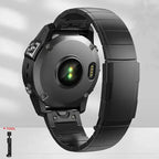 Garmin Steel Band - Modern QuickFit Design Strap BandsCo Straps