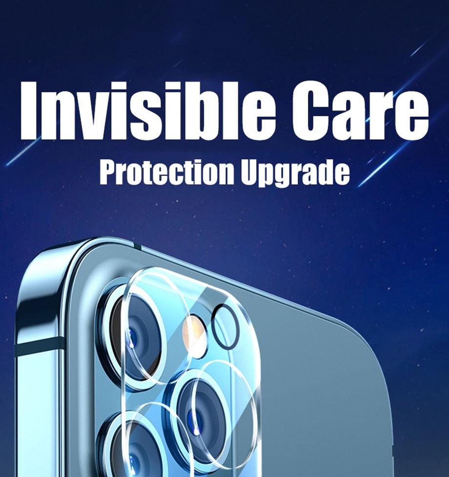 4Pcs Full Cover Protective Glass for Iphone 11 12 13 Pro XS Max Camera Protector for Iphone X 11pro Max 12 13 Mini 14 Pro Max Camera Lens Protector for iPhone Stevvex