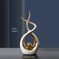 Ceramic Sculptures Ornaments Home Modern Decoration Abstract Statue Room Art Decor Luxury Porcelain Figurine Table Accessories Lootquake LLC