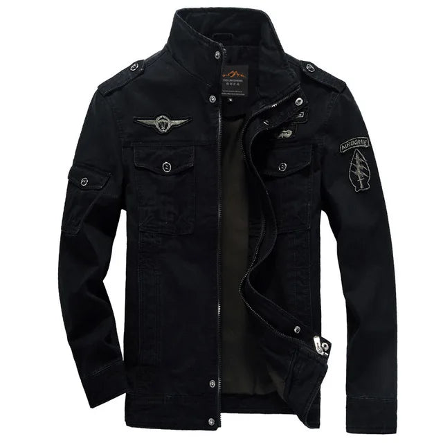 Casual Plus Military Jacket THRIXINE