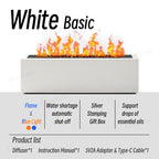 KINSCOTER Flame Aroma Diffuser Air Humidifier Ultrasonic Cool Mist Maker Fogger LED Essential Oil Lamp Realistic Fire Difusor Lootquake LLC