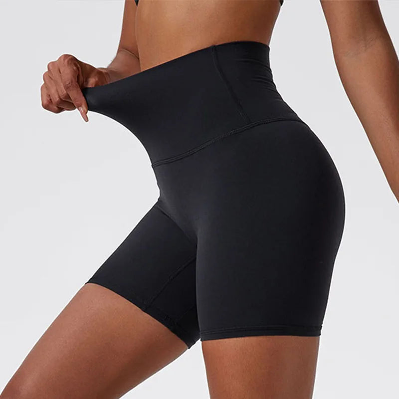 Ultra Comfort High-Waist Yoga Shorts THRIXINE