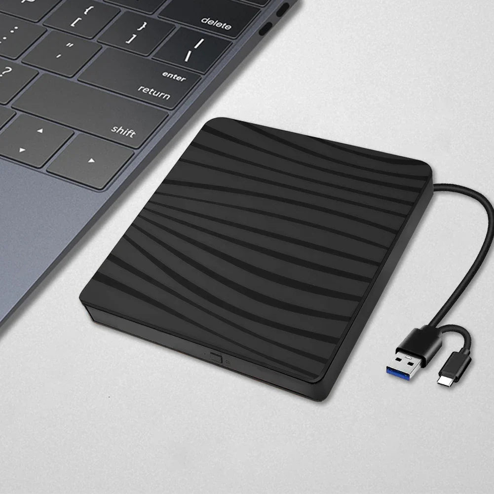 USB External CD DVD Reader CD/DVD Drive Burner Reader External DVD CD Writer Drive Portable Burner Reader for Laptop Desktop PC Lootquake LLC