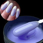 Jillnails 100g Glitter Shimmer Milky Hard Gel Builder Nail for Nails ExtensionsRoyal Blue Pink  UV LED Camouflage  Selfleveling Lootquake LLC