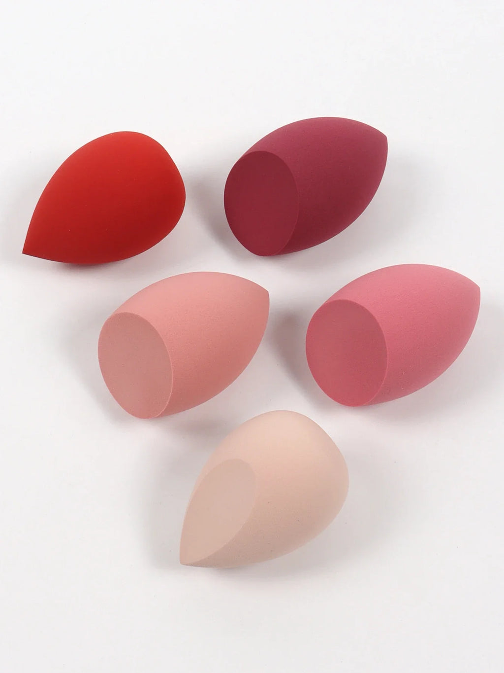 30 Beauty Eggs (Makeup Sponges) Foundation Make-Up Mixed Beauty Sponge, Liquid, Cream and Powder Without Blemish, Multi-Color C