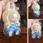 LABUBU Have A Seat Transparent Case Labubu Plastic Case Backpack Charms Lootquake LLC
