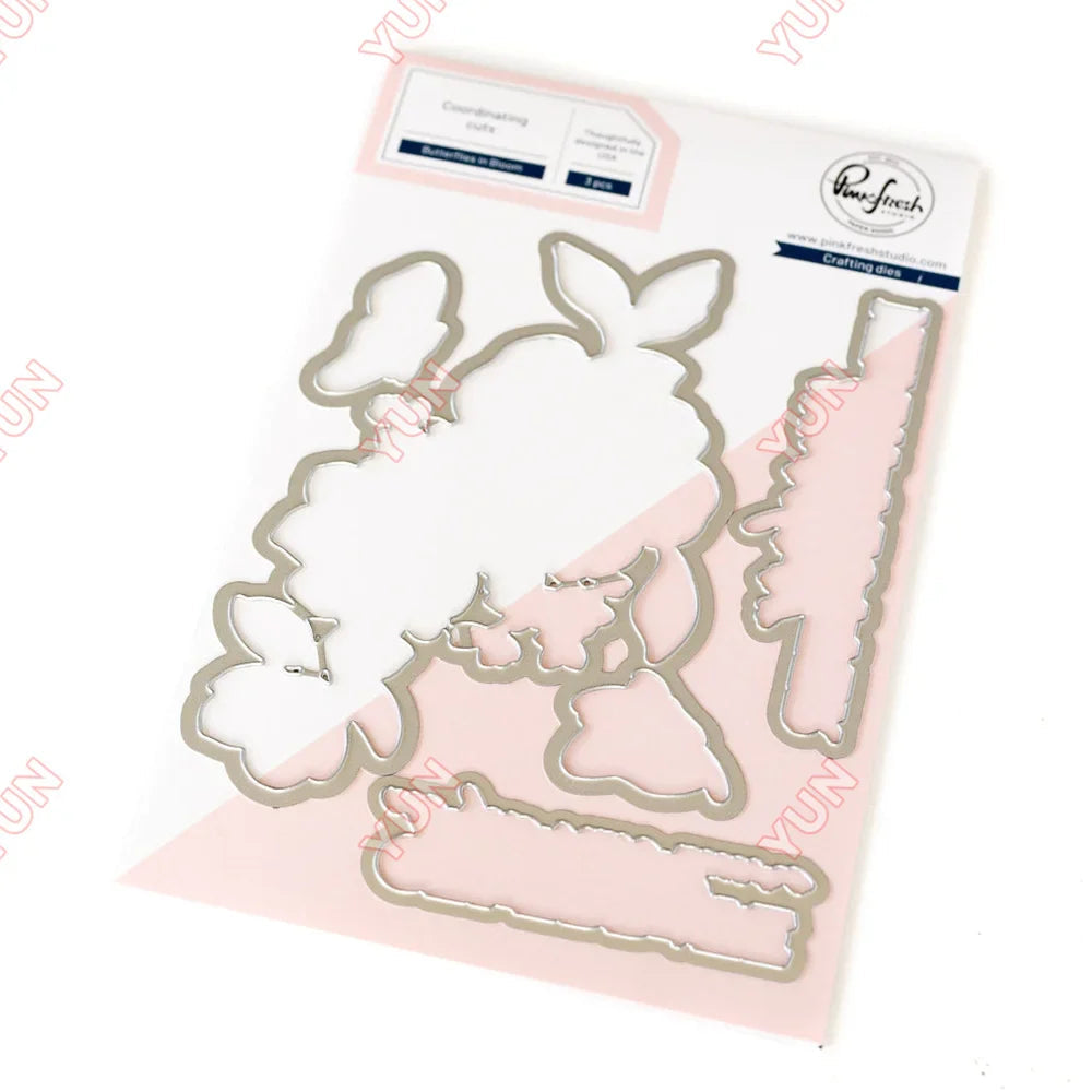 February 2025 New pink Floral Field Metal Cutting Dies Stamp Stencil Hot Foil Set DIY fresh Scrapbook Card Handmade Embossing Lootquake LLC