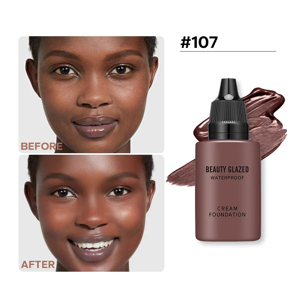 Flawless All Day: 9 Color Waterproof Concealer Foundation For Women Makeup Full Coverage Long Lasting Moisturizing Lootquake LLC