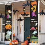 Halloween Couplet Pumpkin Horror Spider Web Atmosphere Decoration Hanging Flag Ghost Festival Porch Holiday Home Wall Decor Lootquake LLC