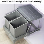 Kitchen Trash Can Household Pull Out Trash Can Sink Cabinet Bottom Garbage Bin Large Capacity Litter Bins Food Waste Disposal