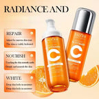 5xVitamin C Facial Cleanser,lotion,eye Cream,face Serum Whitening Brightening,Reduce Dullness Of Skin Tone Skin Care Products Lootquake LLC