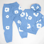 DENIM TEARS Foam Cotton Printed Hoodie Pi-Mart