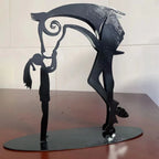 Kiss-Horse Sculpture Modern Statue Rustic Metal Art Men Gift Horse Decor Simple And Classic Design Ornaments Lootquake LLC