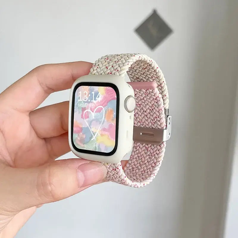Apple Watch Nylon Strap - Durable Soft Fabric Band - SJB-DIAMOND ELITES