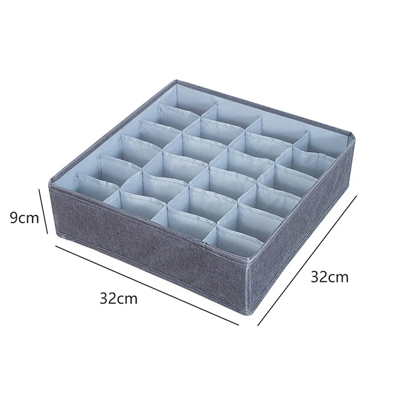 Fabric Underwear Bra Storage Box Underwear Sorting Box Panty Socks Compartment Storage Box Drawer Organizer Home Storage