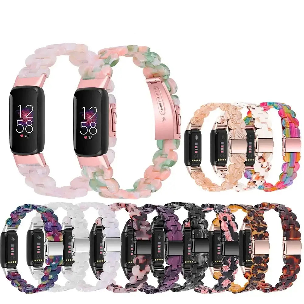 Fitbit Luxe Resin Band - Stylish and Comfortable Design - SJB-DIAMOND ELITES