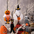 Halloween Hanging Decor - Spooky Black Cat Pumpkin Ghost Skull Ornament for Home Party Lootquake LLC