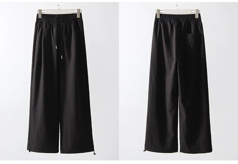 ChicEase High Waist Wide Leg Joggers THRIXINE