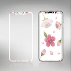 Flowers Screen Protector For iPhone 11 12 13 Pro Max Soft Edge Tempered Glass For iPhone XS MAX XR 13mini Lovely Protect Film Floral Design Tempered Glass Screen Protector For iPhone Stevvex