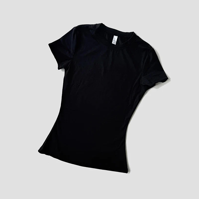 FlexiFit Seamless Yoga Tee for Active Women THRIXINE