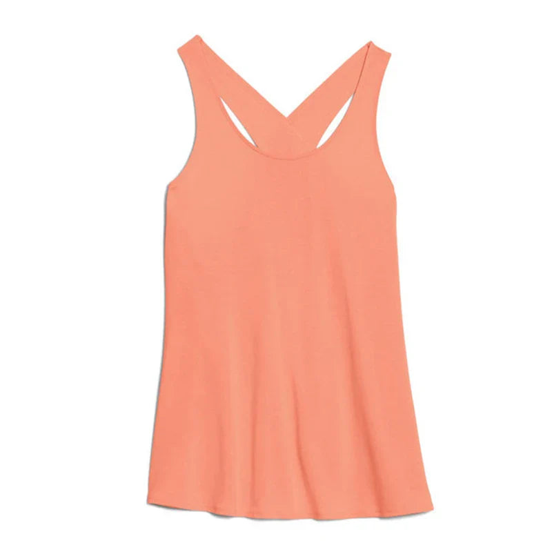 Women's Solid Wrap Back Sports Tank Top - SJB-DIAMOND ELITES