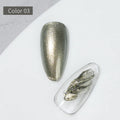 Vendeeni 6 Colors Cream Metal Gel Nail Polish Shiny Platinum UV Soak Off Gel Lacquer Painting Edge Line Gel Varnish For Nail Art