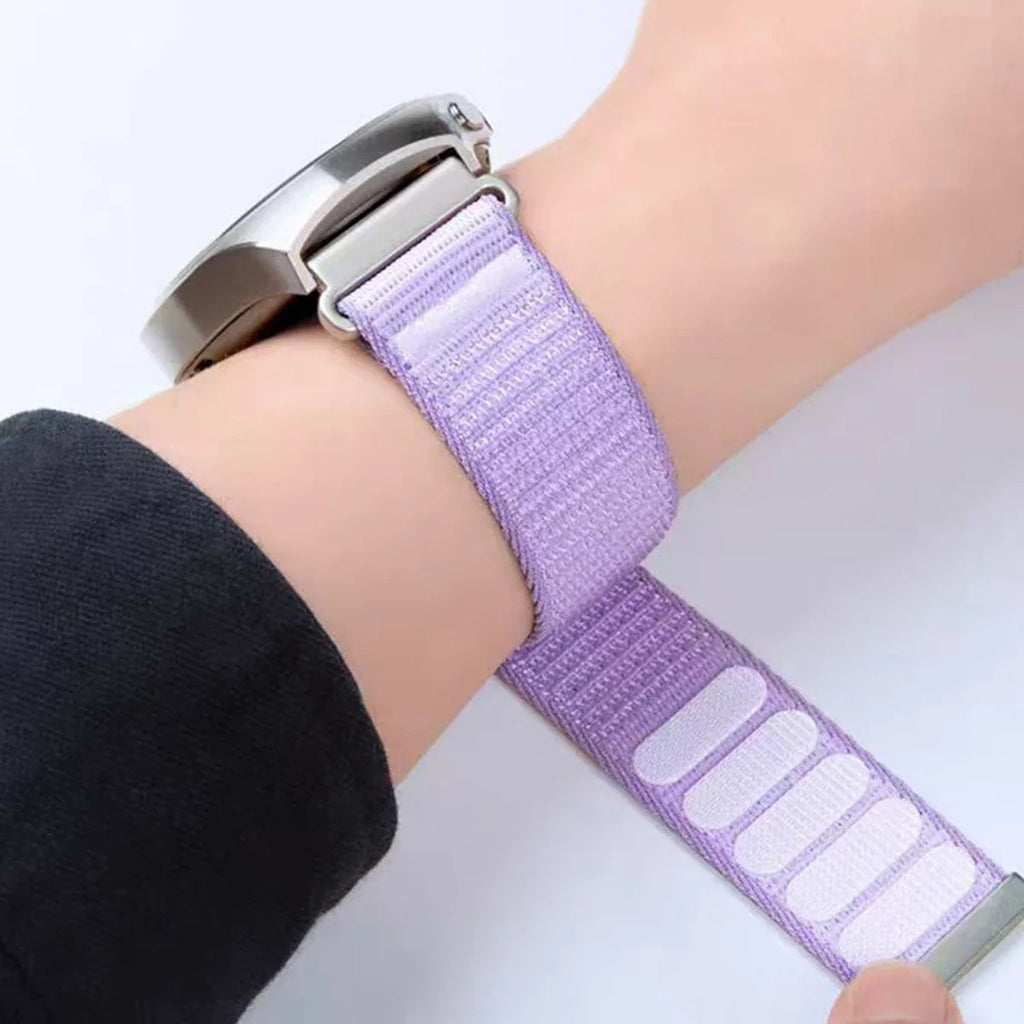 Polar Smartwatch Nylon Hook-and-Loop Bands For Unisex Comfort