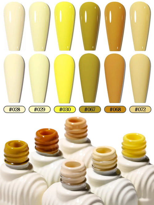 15ml Goose Yellow Nail Polish Gel, Popular Product in 2025, Lemon Yellow Phototherapy Gel Semi-permanent Nail Polish Pintauñas Lootquake LLC