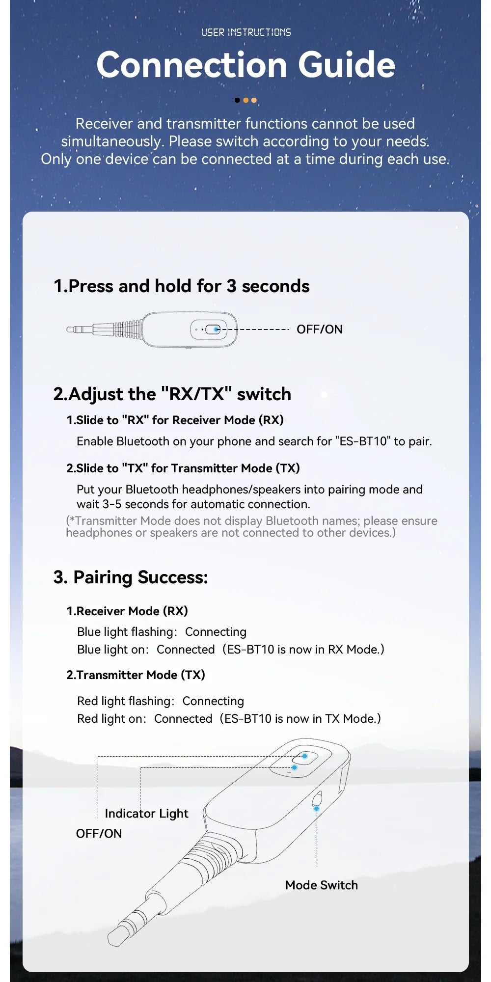 Essager Bluetooth 5.1 Audio Receiver Transmitter 3.5MM 3.5 AUX With Mic Stereo Music Wireless Adapter For  PC TV Car Speakers Lootquake LLC