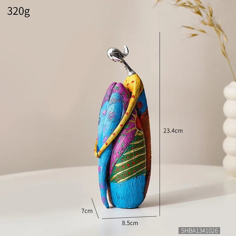 Creative Abstract Home Decor Character Sculpture Living Room Modern Art Dolls Desktop Decorations Accessories Gifts Lootquake LLC