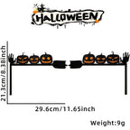 Halloween Door Frame Decoration,Bats,Pumpkins,Spider Webs,Door and Window Corner Stickers, Halloween Home Decoration