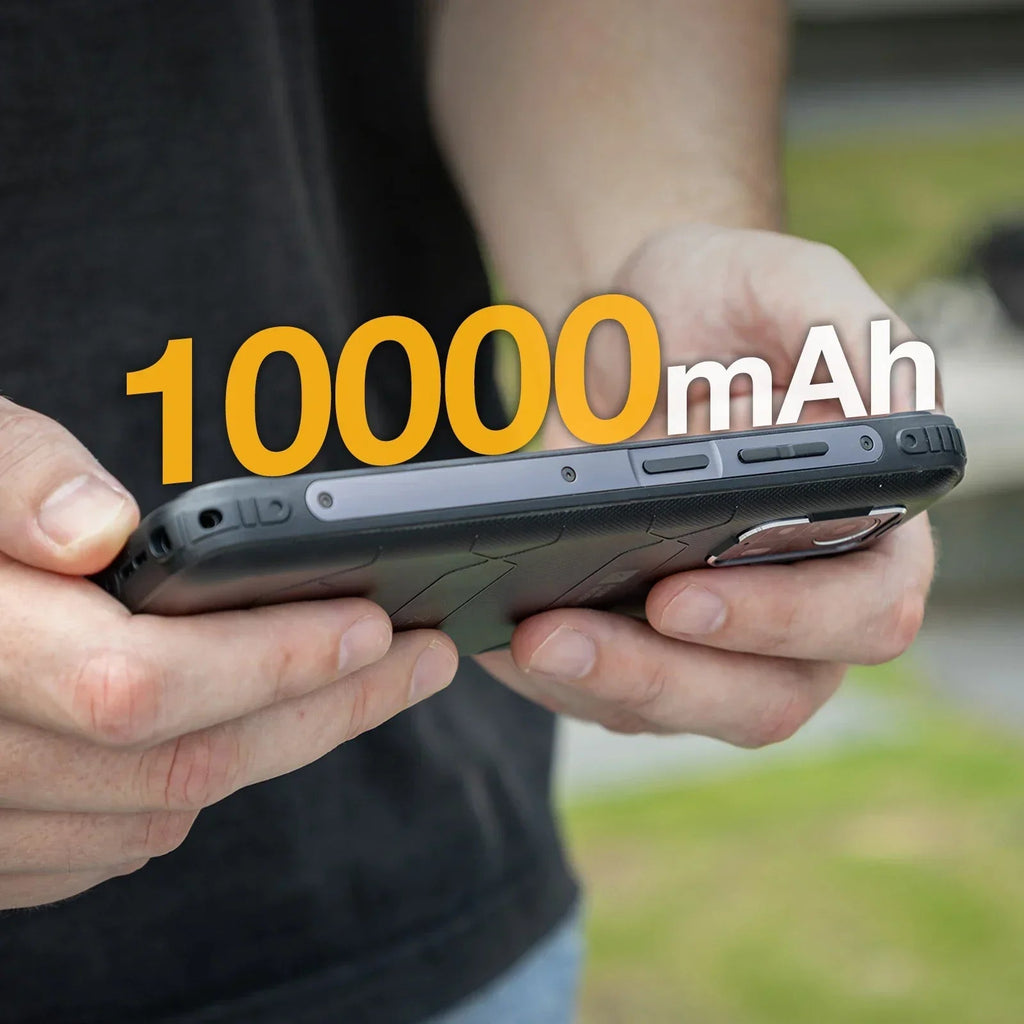 [World Premiere]AGM H MAX Rugged Smartphone 10000mAh Battery 4+128GB HD+ Display 3 Card Slot NFC OTG Reverse Charge Waterproof Lootquake LLC