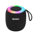Outdoor portable wireless Bluetooth speaker, subwoofer, car and home with colorful lights, atmospheric small mini speaker Lootquake LLC