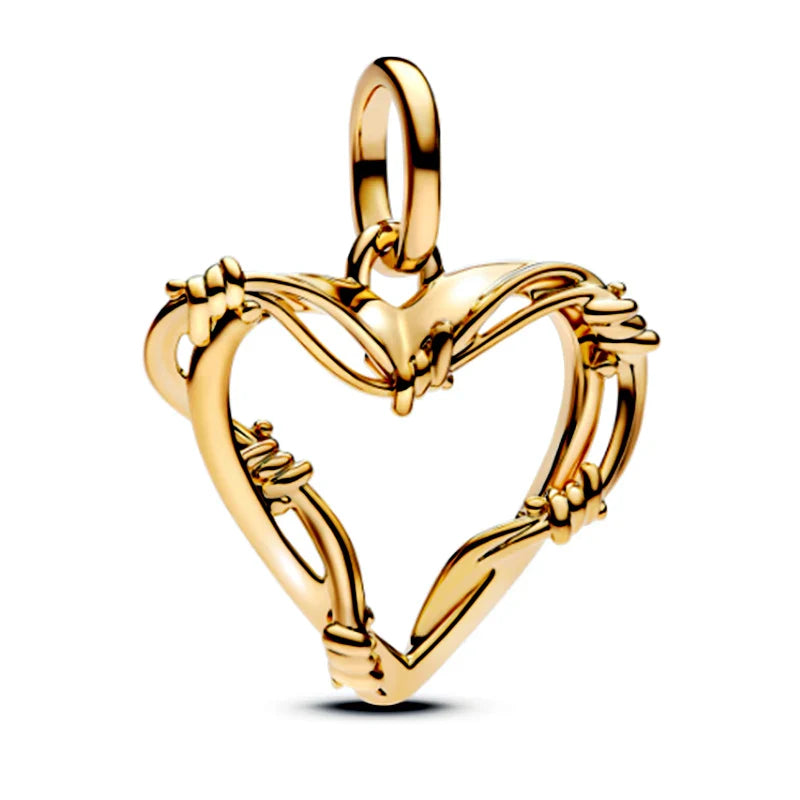 925 Silver Valentine's Day Snake Year Series Pendant Suitable for 925 Sterling Silver Original Women's Bracelet DIY Jewelry Gift Lootquake LLC