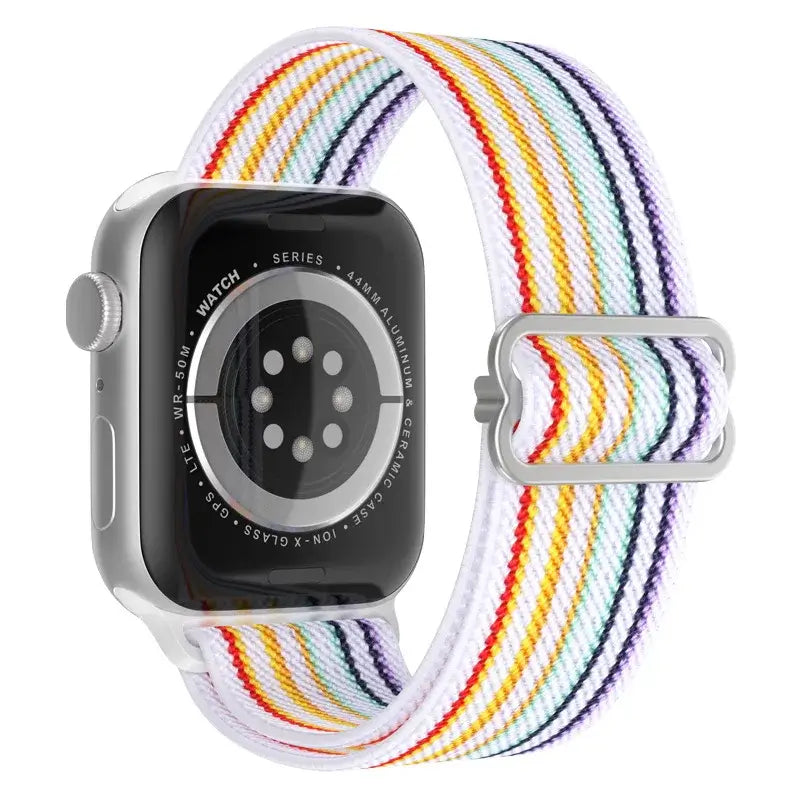 Apple Watch Nylon Band - Stylish, Durable, Elastic Design - SJB-DIAMOND ELITES