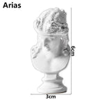 Miniature Desktop Ornament Home Decor Gypsum Portraits Greek Mythology Figurine Famous Sculpture Plaster Bust Statue Lootquake LLC