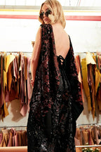 Sparkly Brown Tie Back Top - SJB-DIAMOND ELITES