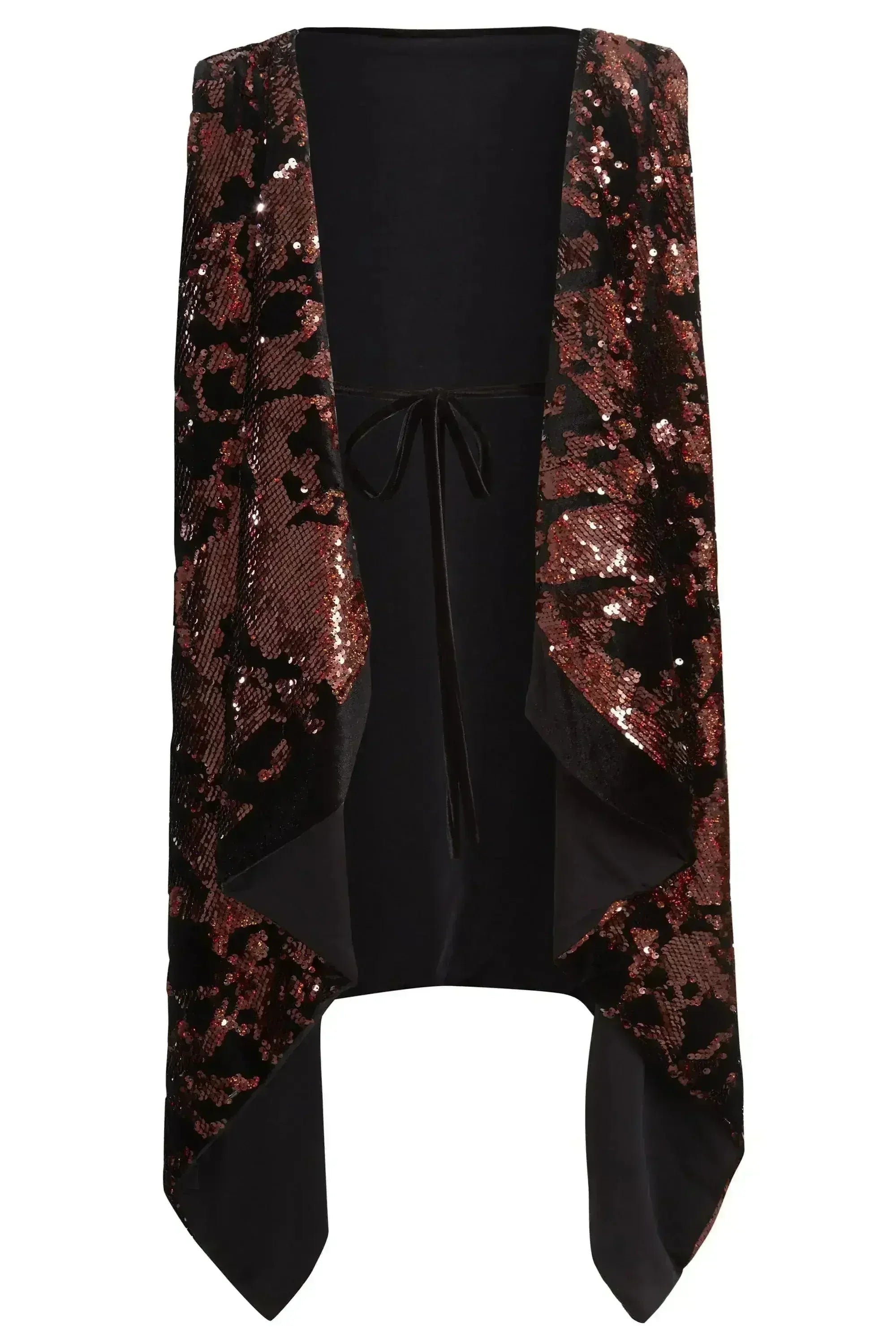 Sparkly Brown Tie Back Top - SJB-DIAMOND ELITES