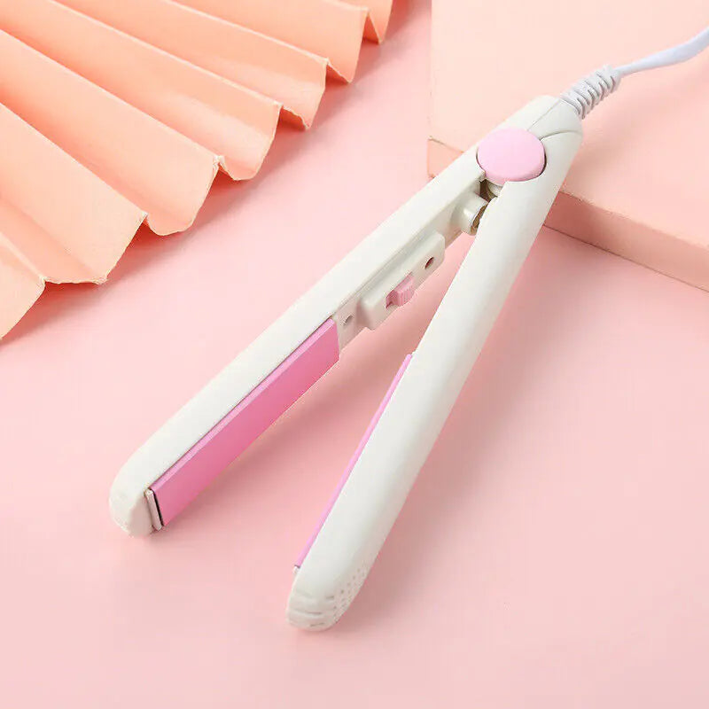 Mini Portable Hair Iron Hair Straightener Curler Professional Hair Irons Ceramic Pi-Mart