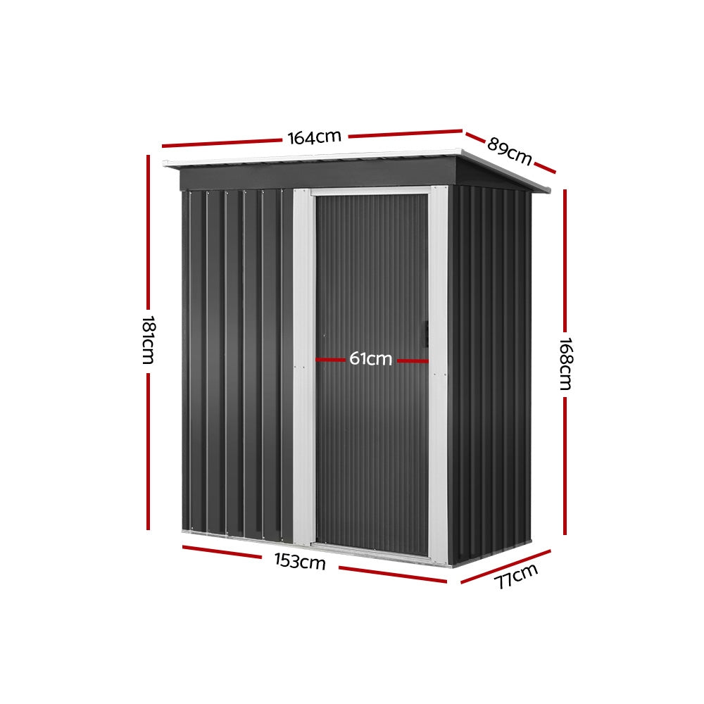 NNEDSZ Garden Shed Outdoor Storage Sheds Tool Workshop 1.64x0.89M Lootquake LLC