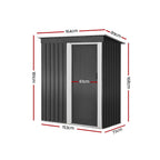 NNEDSZ Garden Shed Outdoor Storage Sheds Tool Workshop 1.64x0.89M Lootquake LLC